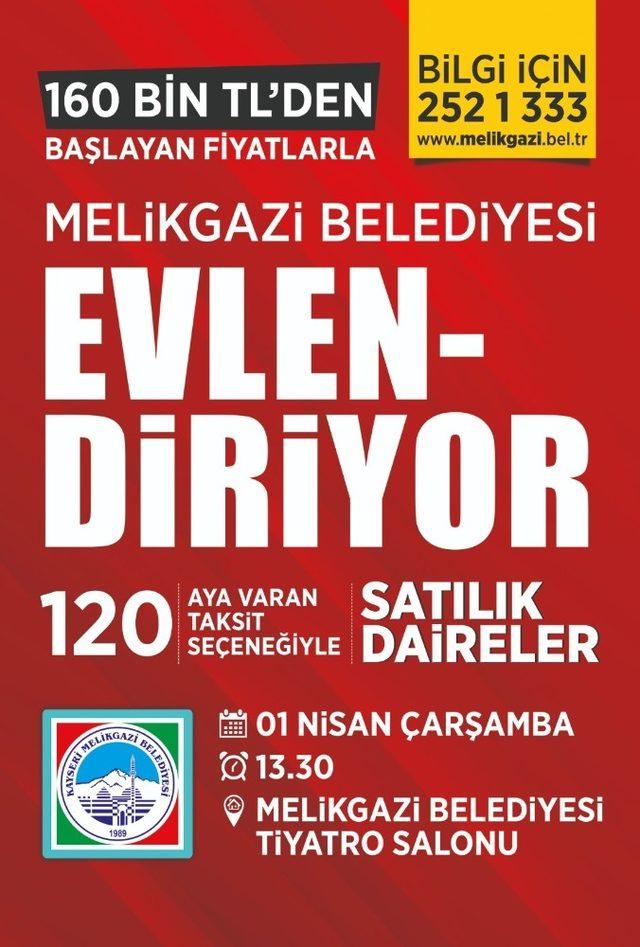 Melikgazi’de ihale ile satışa sunulacak daireler için satış ofisleri açıldı