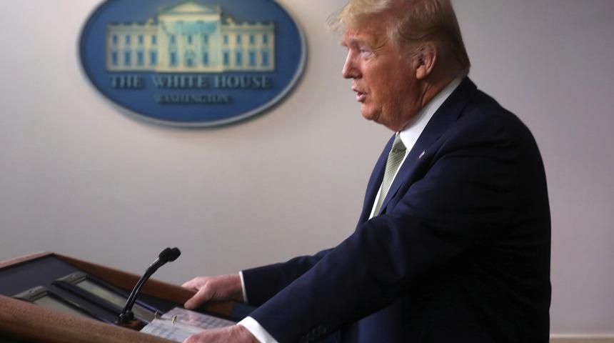 Trump'tan önemli koronavirüs açıklaması