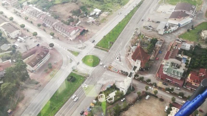 Antalya trafiği se&ccedil;ici g&ouml;z ve havadan denetlendi
