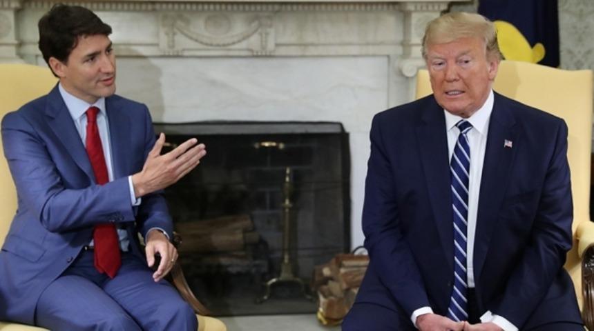 Trump ve Trudeau, koronavirüsü (Kovid-19) görüştü