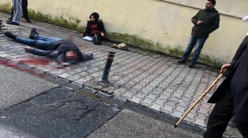 &Uuml;mraniye'de sokak ortasında silahlı saldırı