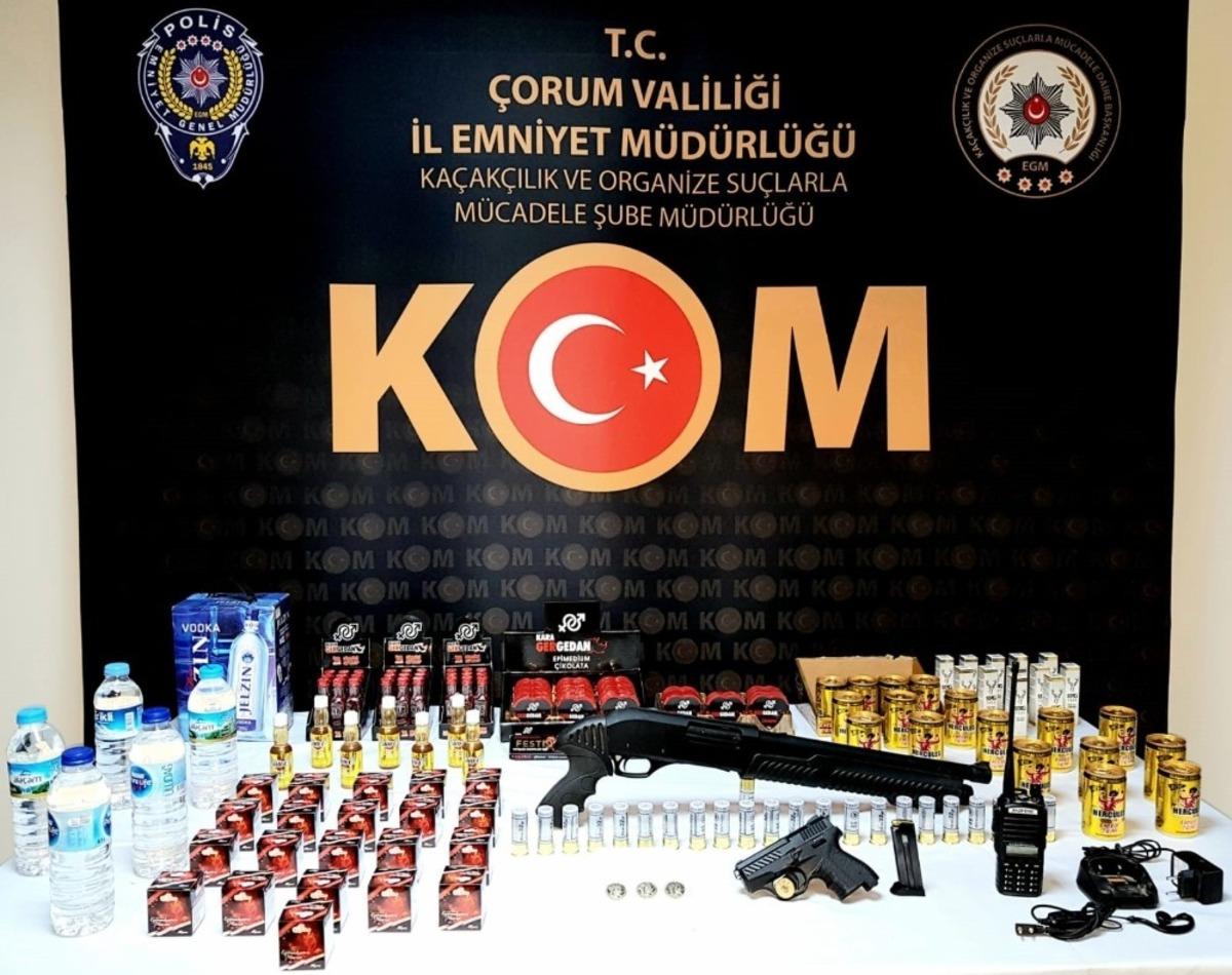 &Ccedil;orum polisinden operasyon