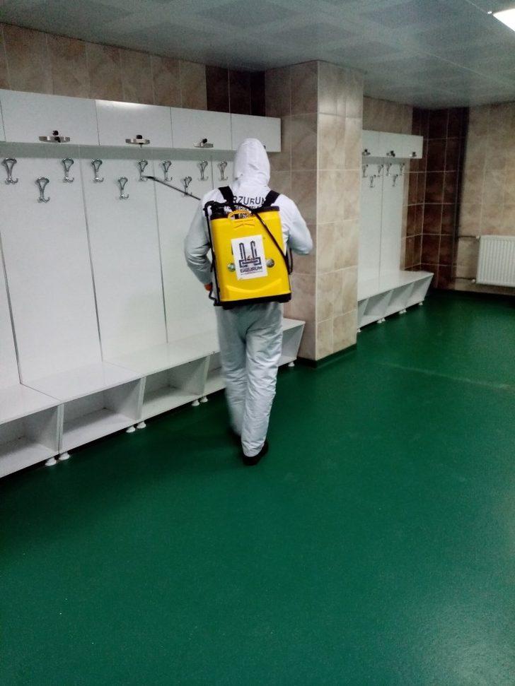 Büyükşehir, stadı dezenfekte etti G2