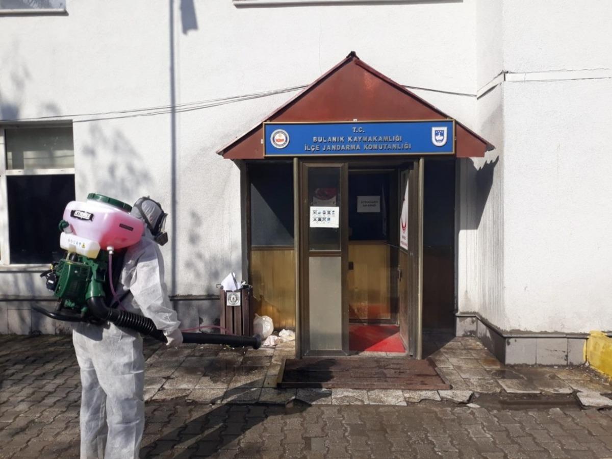 Bulanık&rsquo;ta dezenfekte &ccedil;alışması