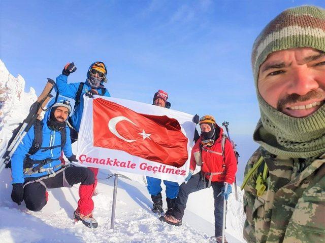 18 Mart Seyit Onbaşı tırmanışı yapıldı