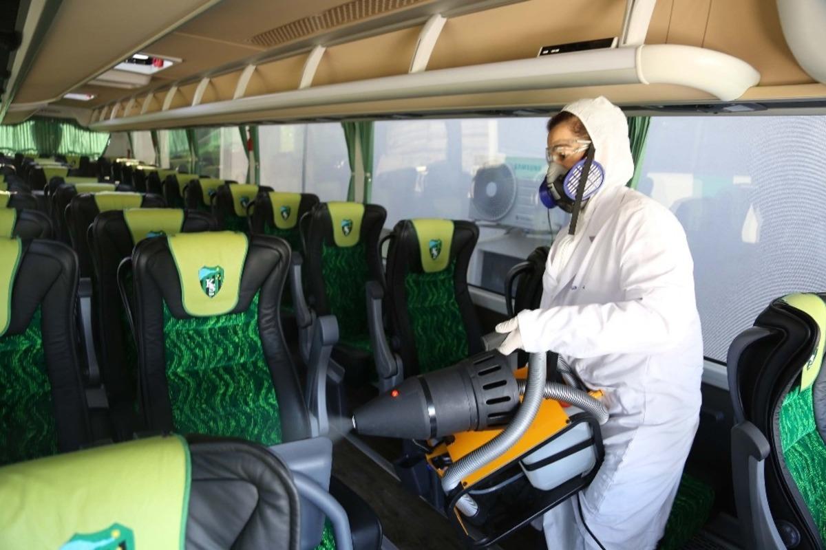 Kocaeli&rsquo;de dezenfeksiyon &ccedil;alışmaları aralıksız s&uuml;r&uuml;yor