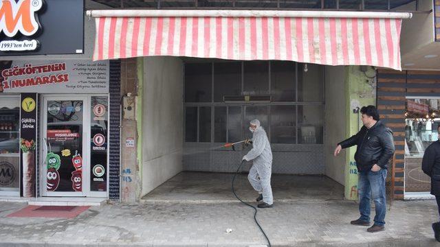 Havran’da 24 saat aralıksız dezenfekte çalışması yapılıyor