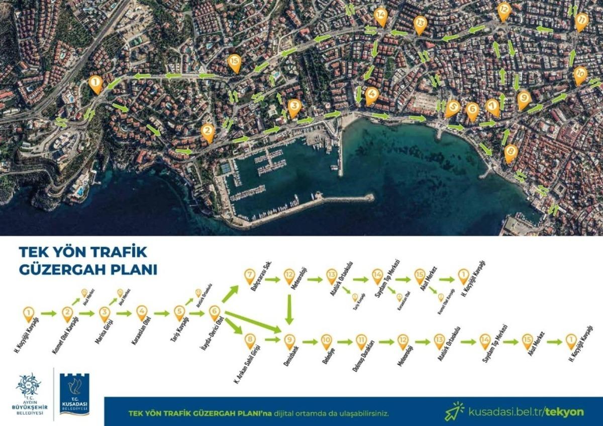 Kuşadası&rsquo;nda &rsquo;Trafik Sakinleştirme&rsquo; projesi 22 Mart&rsquo;ta uygulanmaya başlayacak