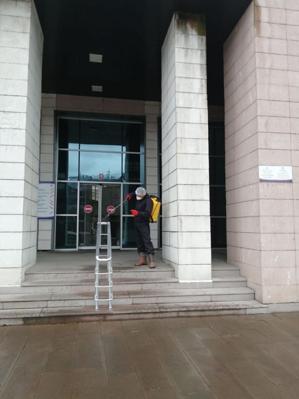 Gar M&uuml;d&uuml;rl&uuml;ğ&uuml;&rsquo;nde dezenfeksiyon &ouml;nlemleri