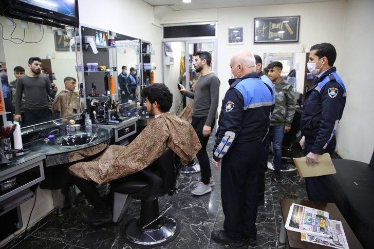 Haliliye Zabıtasından kuaförlere uyarı G1