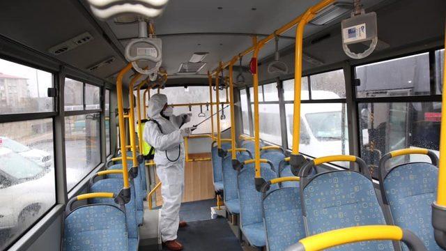 Bartın’da toplu taşımada tedbirler artırıldı