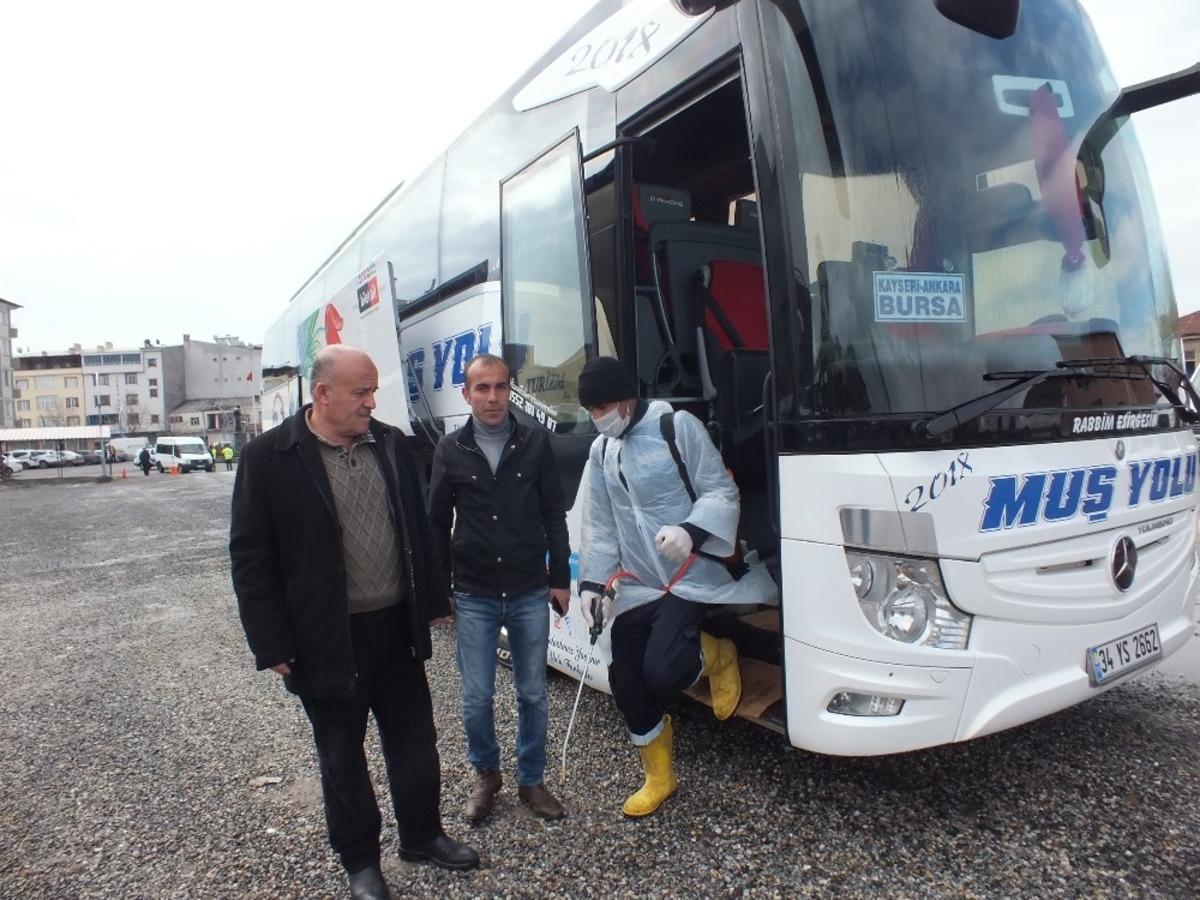 Malazgirt&rsquo;te dezenfekte &ccedil;alışması