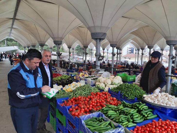 Pazar esnafına korona virüs anlatıldı G3