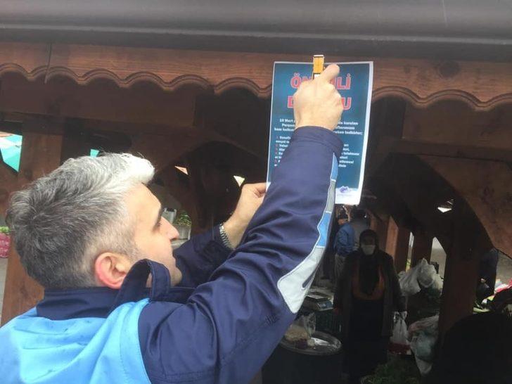 Pazar esnafına korona virüs anlatıldı G4