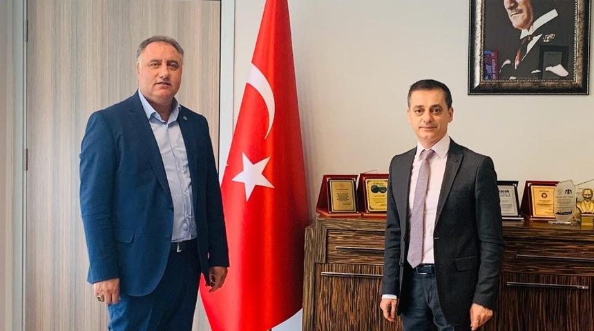 Memur-Sen Diyarbakır İl Başkanı Ensarioğlu&rsquo;ndan İl Sağlık M&uuml;d&uuml;r&uuml; Tekin&rsquo;e ziyaret