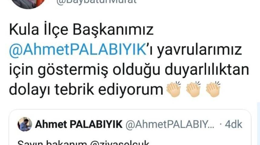 Bakan Sel&ccedil;uk&rsquo;un jestine Kula leblebisi desteği