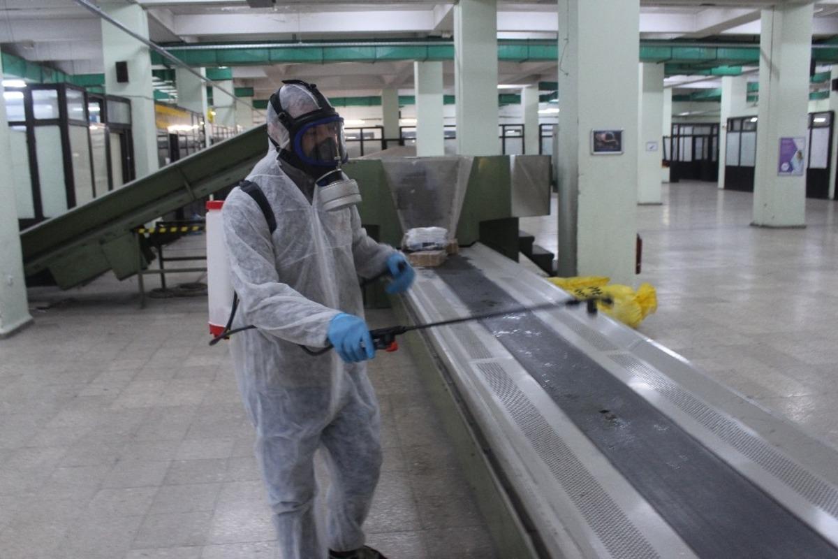 Zeytinburnu&rsquo;ndaki PTT&rsquo;ler dezenfekte edildi