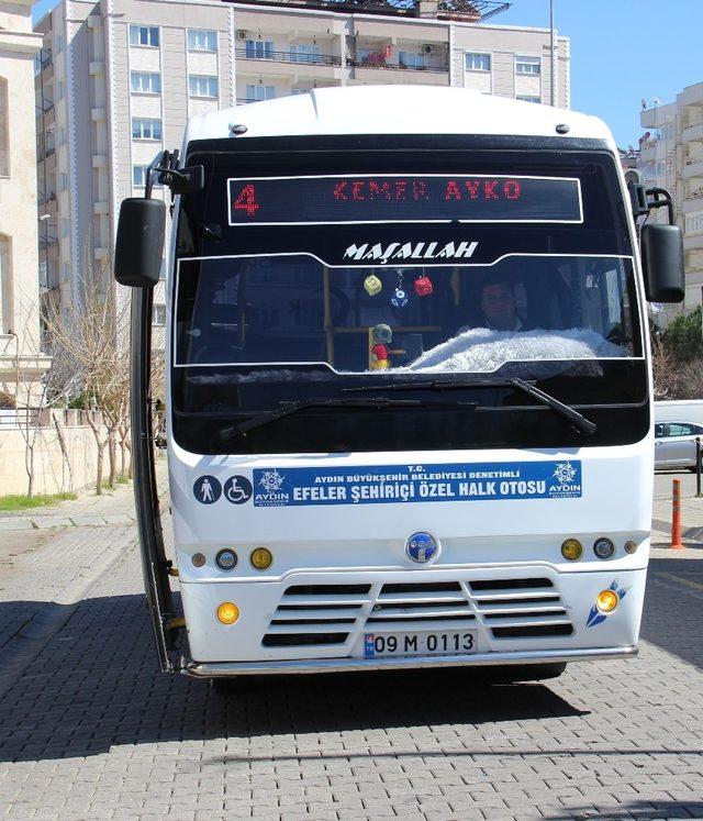 Aydın’da toplu taşıma araçları boş seyretmeye başladı