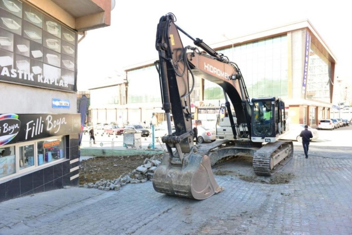 S&uuml;leymanpaşa Belediyesi yol ve kaldırım &ccedil;alışmalarında vites y&uuml;kseltti