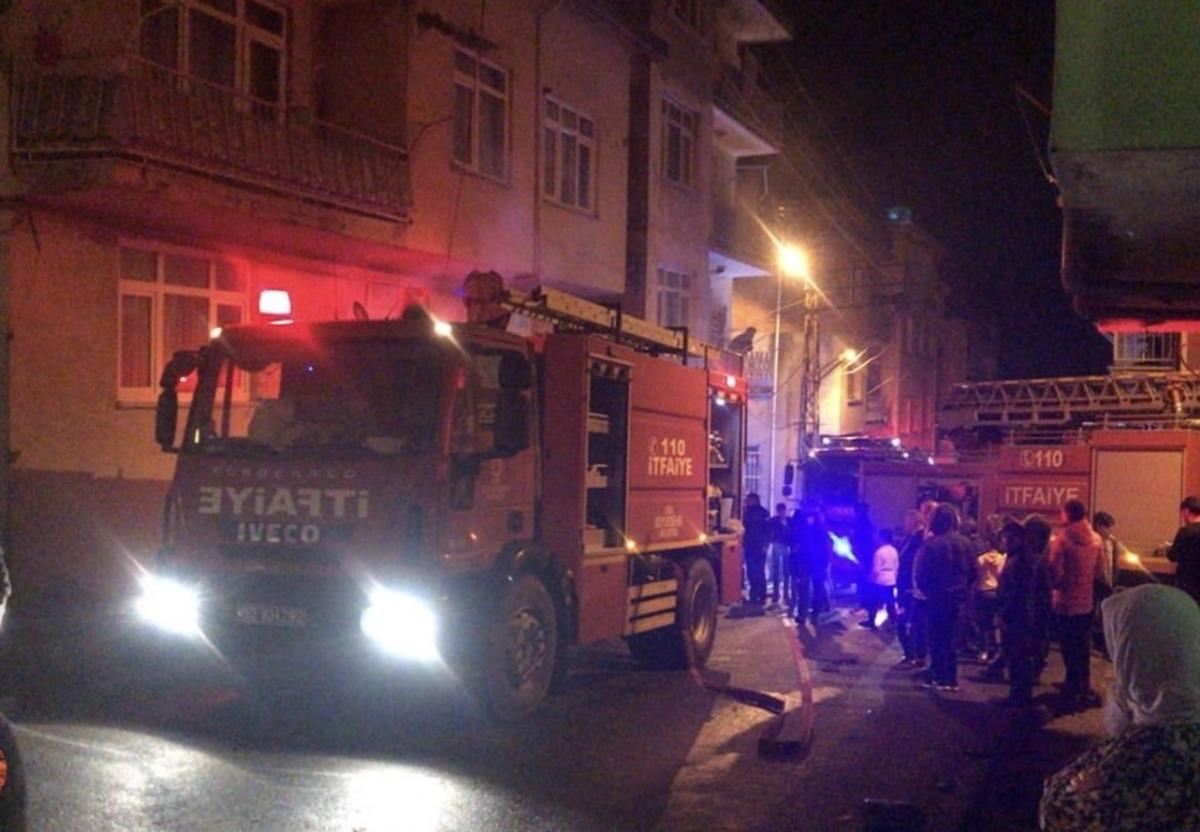 Fatsa&rsquo;da ev yangını