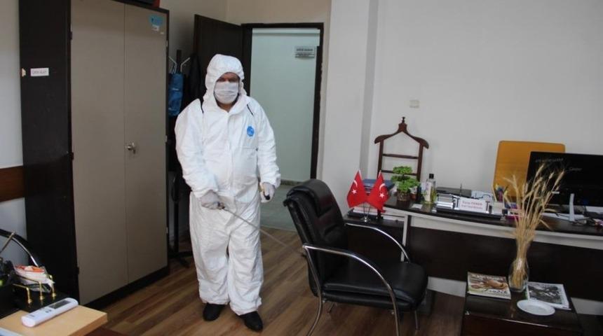 Iğdır&rsquo;da dezenfekte &ccedil;alışmaları devam ediyor