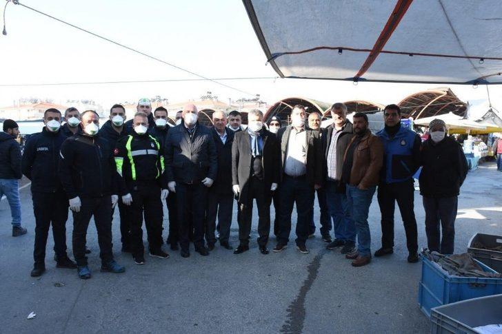 Cuma Pazar’ında Covid19 önlemleri alındı G3