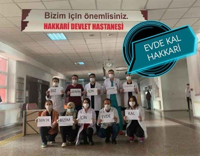 Sağlık çalışanlarından farkındalık etkinliği