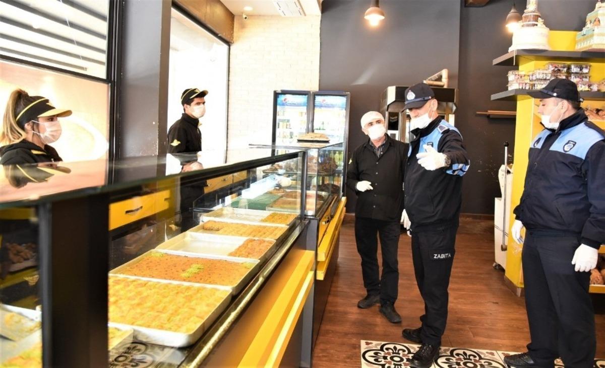 Toroslar&rsquo;da zabıta fırın ve pastaneleri denetledi