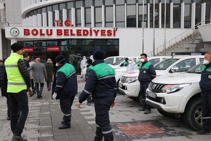 Bolu Belediyesi, korona virüse karşı 50 kişilik temizlik timi kurdu G2