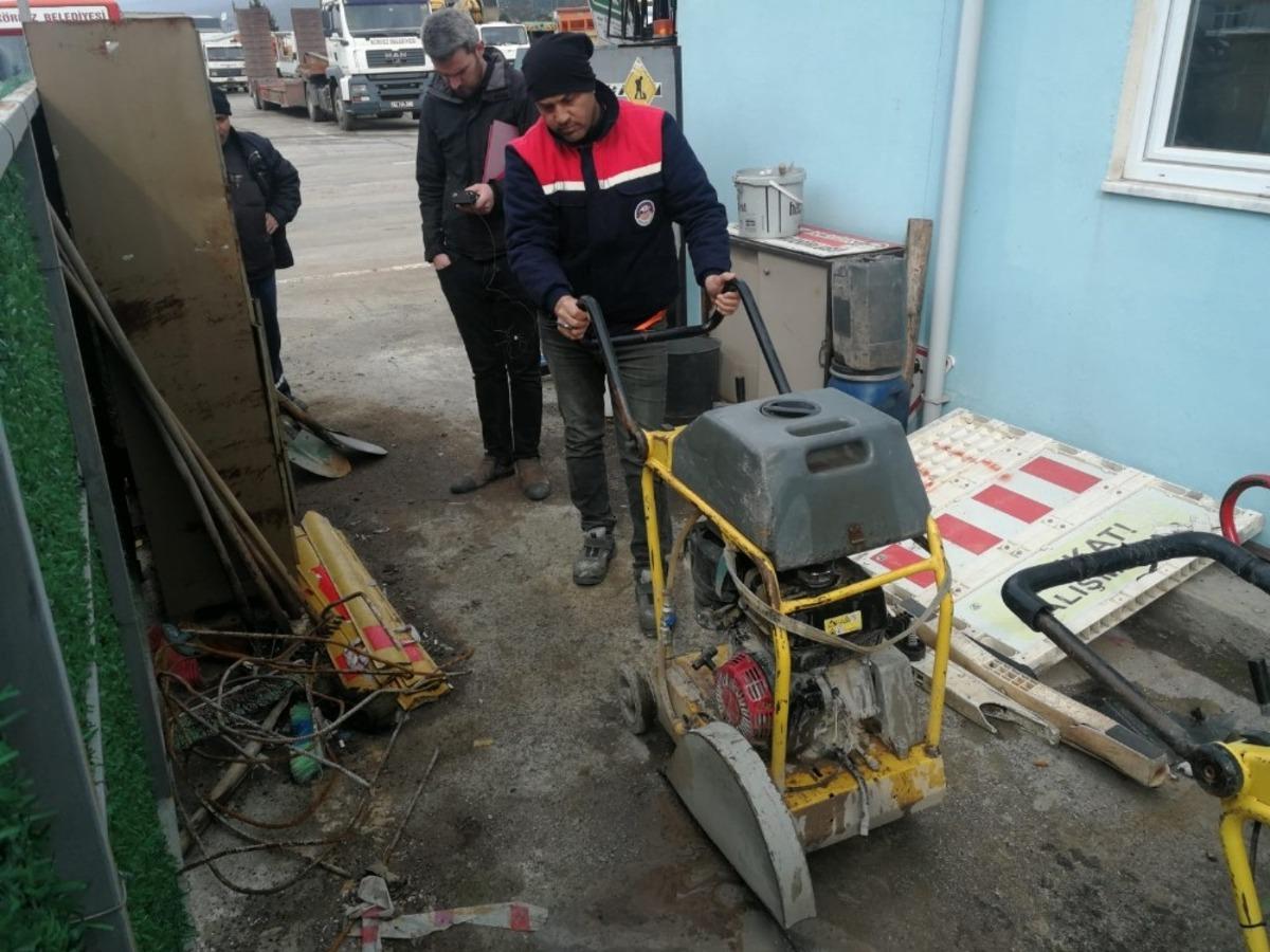 K&ouml;rfez Belediyesi&rsquo;nden &ccedil;alışanlar i&ccedil;in ortam &ouml;l&ccedil;&uuml;m&uuml;