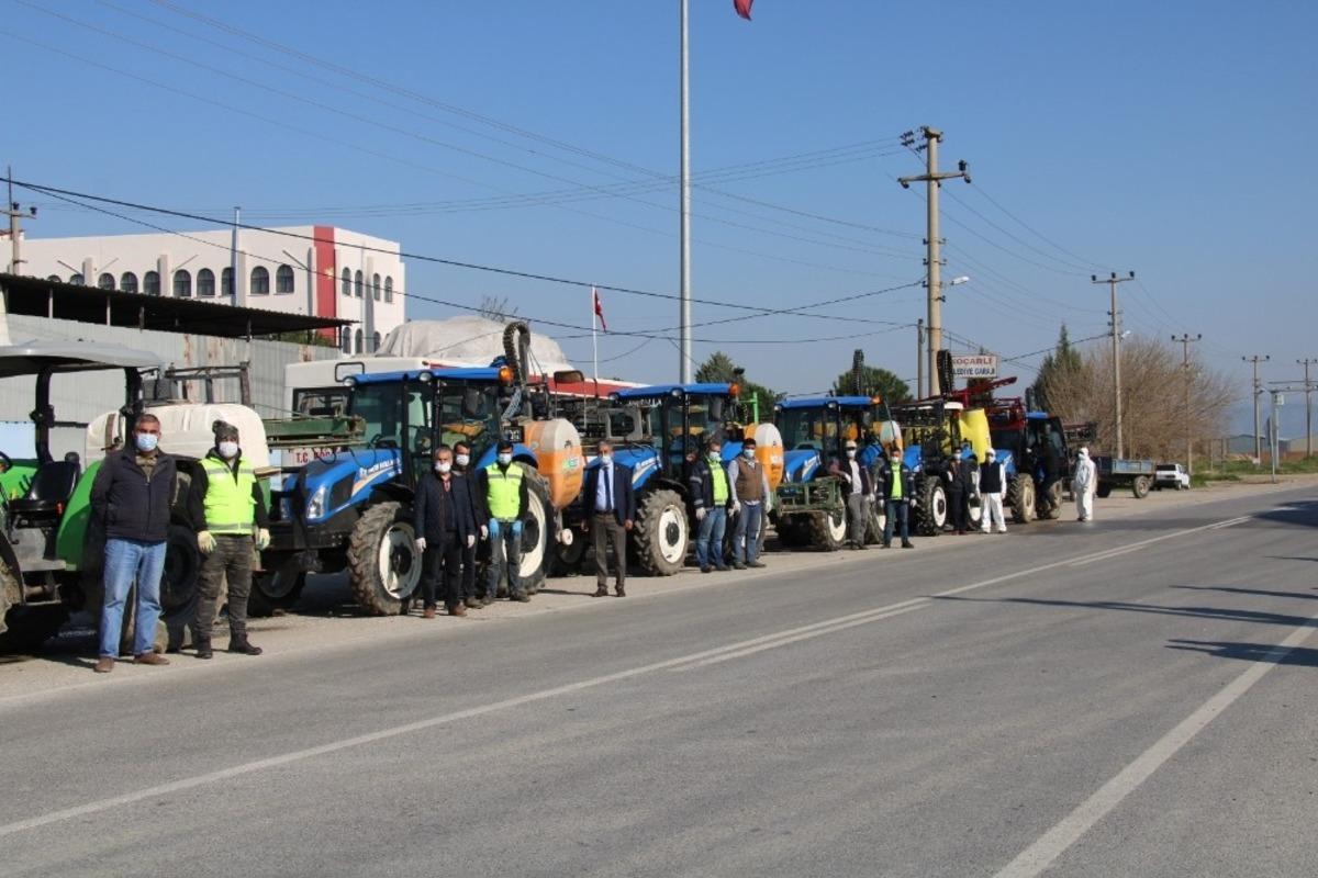 Ko&ccedil;arlı&rsquo;da belediye ve vatandaş vir&uuml;se karşı omuz omuza verdi