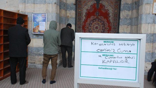 Tokat’ta öğle namazı münferit olarak kılındı