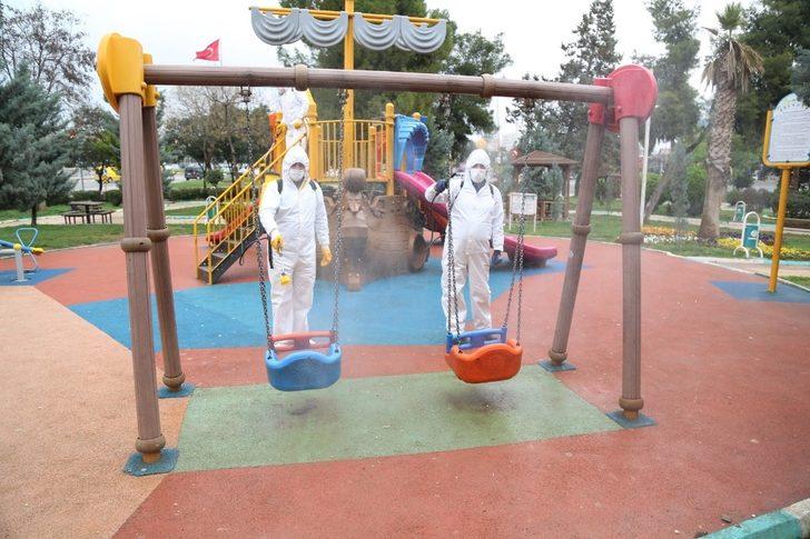 Haliliye’de ekiplerin dezenfekte çalışmaları devam ediyor G3