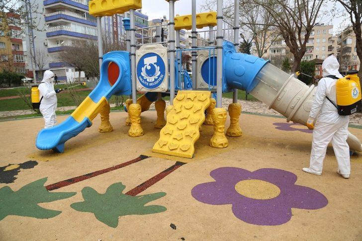 Haliliye’de ekiplerin dezenfekte çalışmaları devam ediyor G4