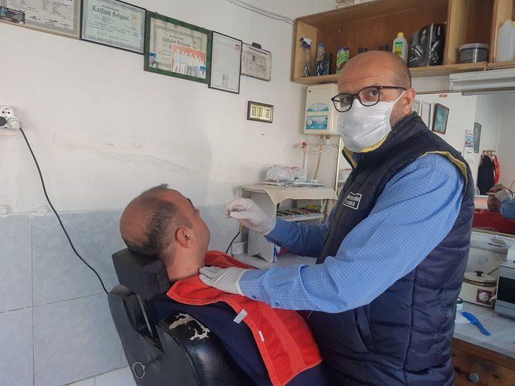 Selendili berberden korona virüs tedbiri G1