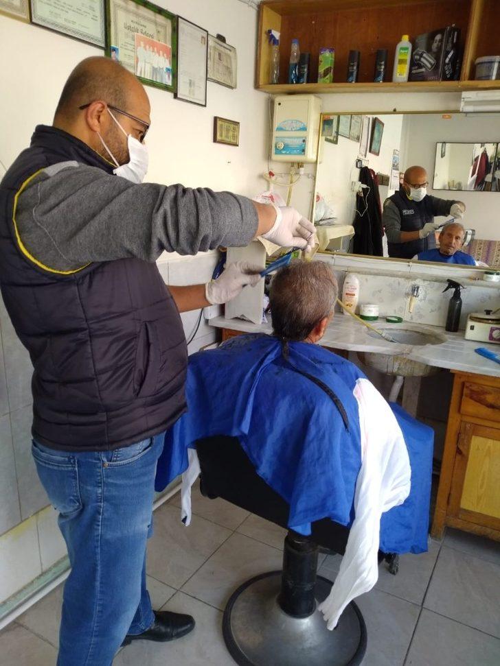 Selendili berberden korona virüs tedbiri G3