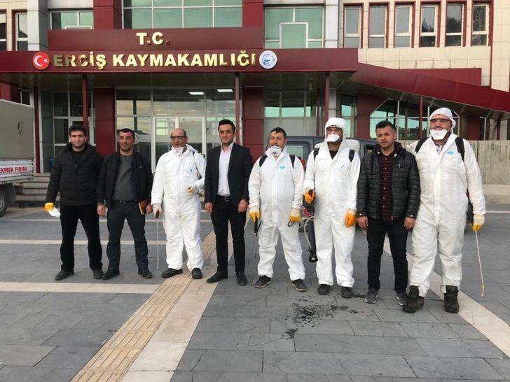 Erciş’te dezenfekte çalışması G3