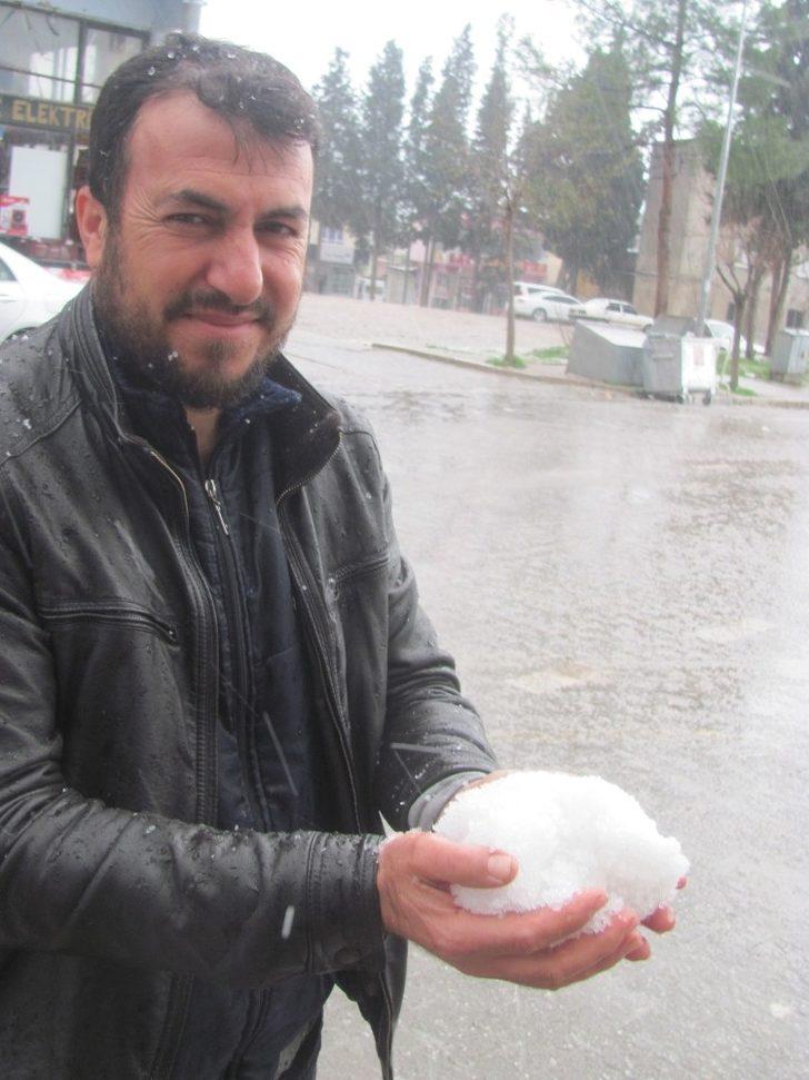 Araban’da dolu yağışı G4