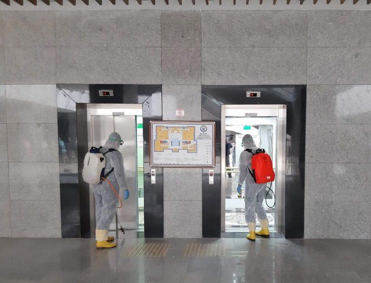 Bayburt Üniversitesinde korona virüse karşı genişletilmiş dezenfeksiyon işlemi yapıldı G5