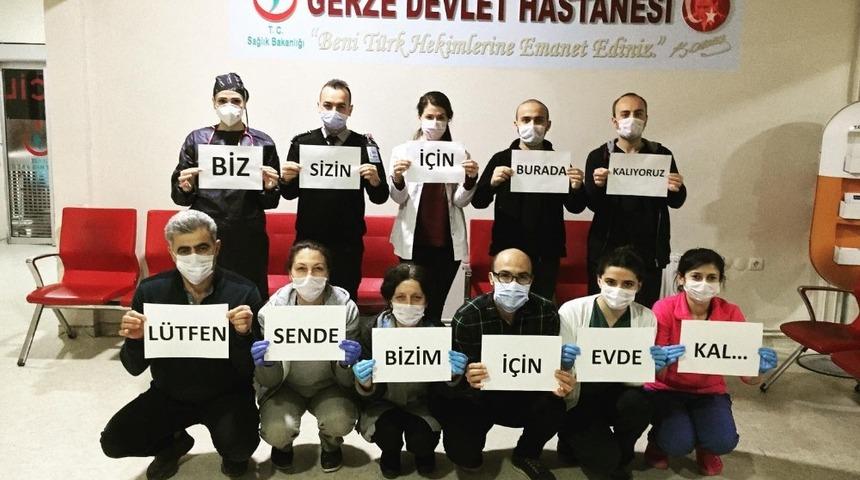 Sağlık&ccedil;ılardan &ldquo;Evde Kal&rdquo; &ccedil;ağrısı