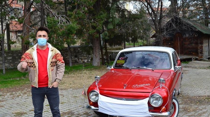 Emetli yerel sanat&ccedil;ının Korana vir&uuml;s&rsquo;e dikkat &ccedil;ekmek i&ccedil;in paylaştığı fotoğraf ilgi g&ouml;r&uuml;yor