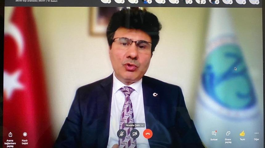 Üniversite  Senatosu’ndan online toplantı