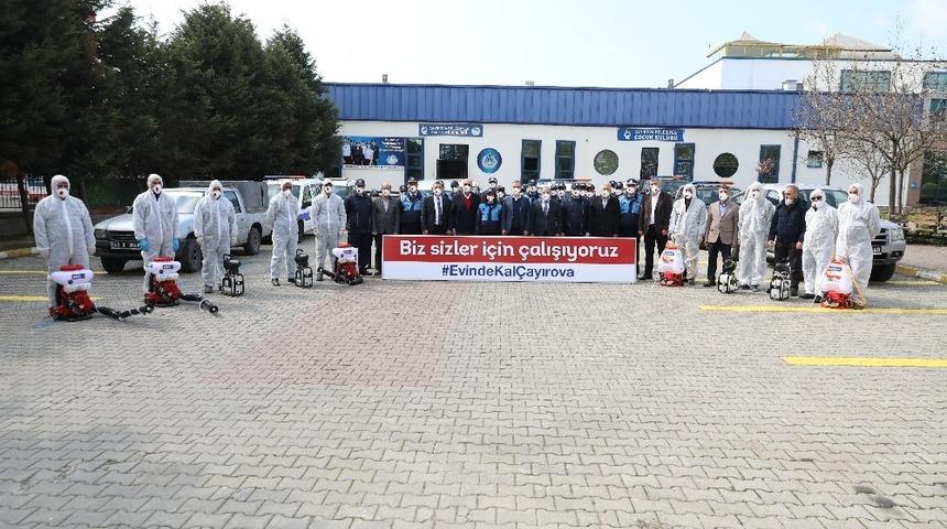 Çiftçi, “ Biz sizler için çalışıyoruz, evinde kal Çayırova”