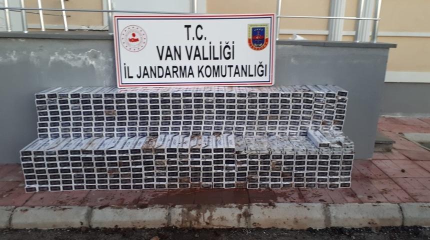 Saray&rsquo;da 6 bin paket ka&ccedil;ak sigara ele ge&ccedil;irildi