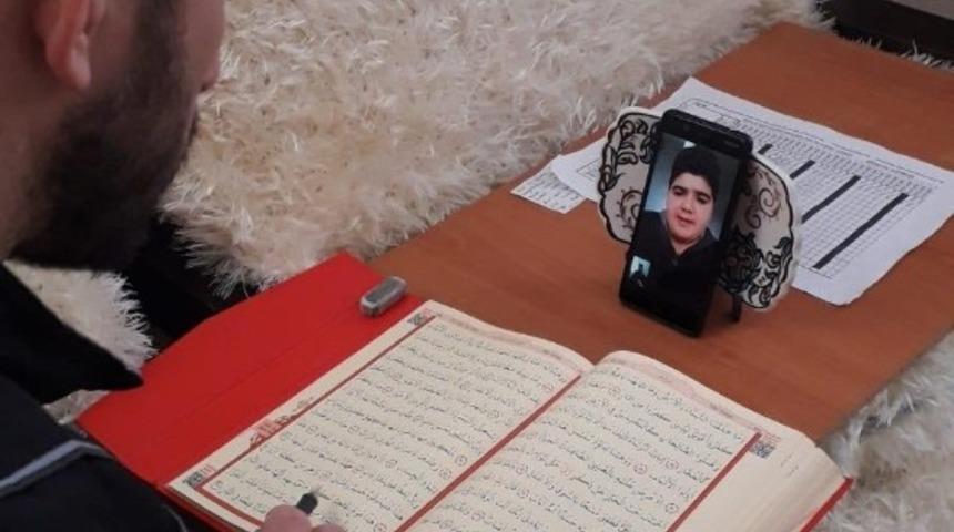 Gemlik&rsquo;te Kur&rsquo;an kurslarında uzaktan eğitim