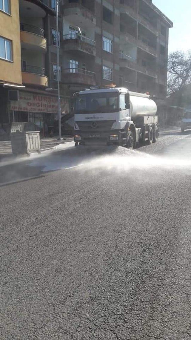 Yeşilyurt’ta mahaller dezenfekte ediliyor