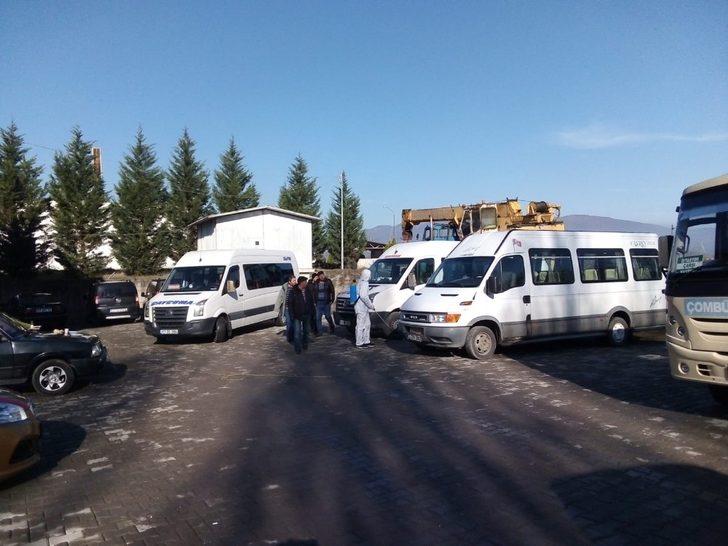 Şoförler ve Otomobilciler Odası virüse karşı ilaçlama yaptı G1