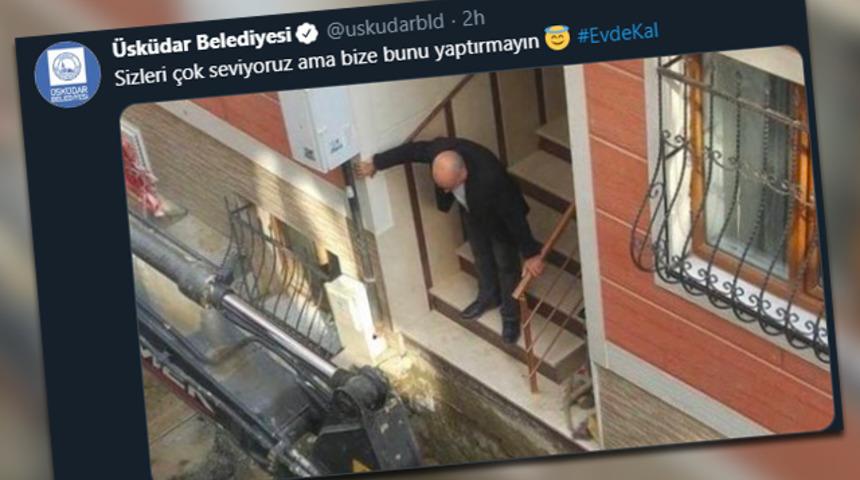 &Uuml;sk&uuml;dar Belediyesi'nden &ccedil;ok konuşulacak paylaşım: Bize bunu yaptırmayın