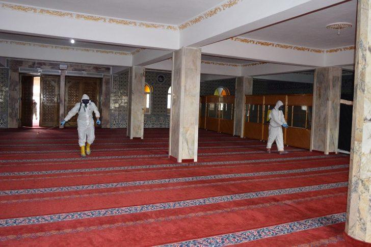 Havza’da camilerde dezenfekte çalışması G3