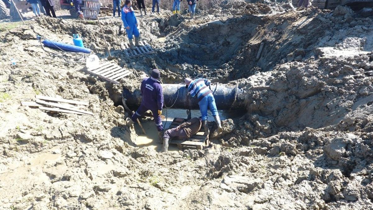 Sinop&rsquo;ta kesilen su i&ccedil;in &ccedil;alışma başlatıldı